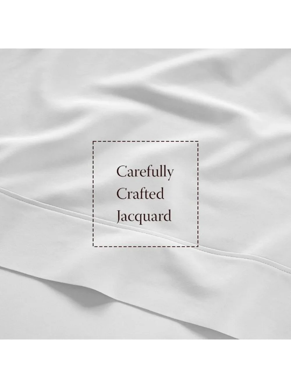 Luxurious 300 Thread Count Cotton Queen Sheet Set - Sateen Finish, Solid White